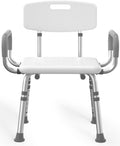 HOMLAND Heavy Duty Shower Chair: 500 lbs, Height Adjustable