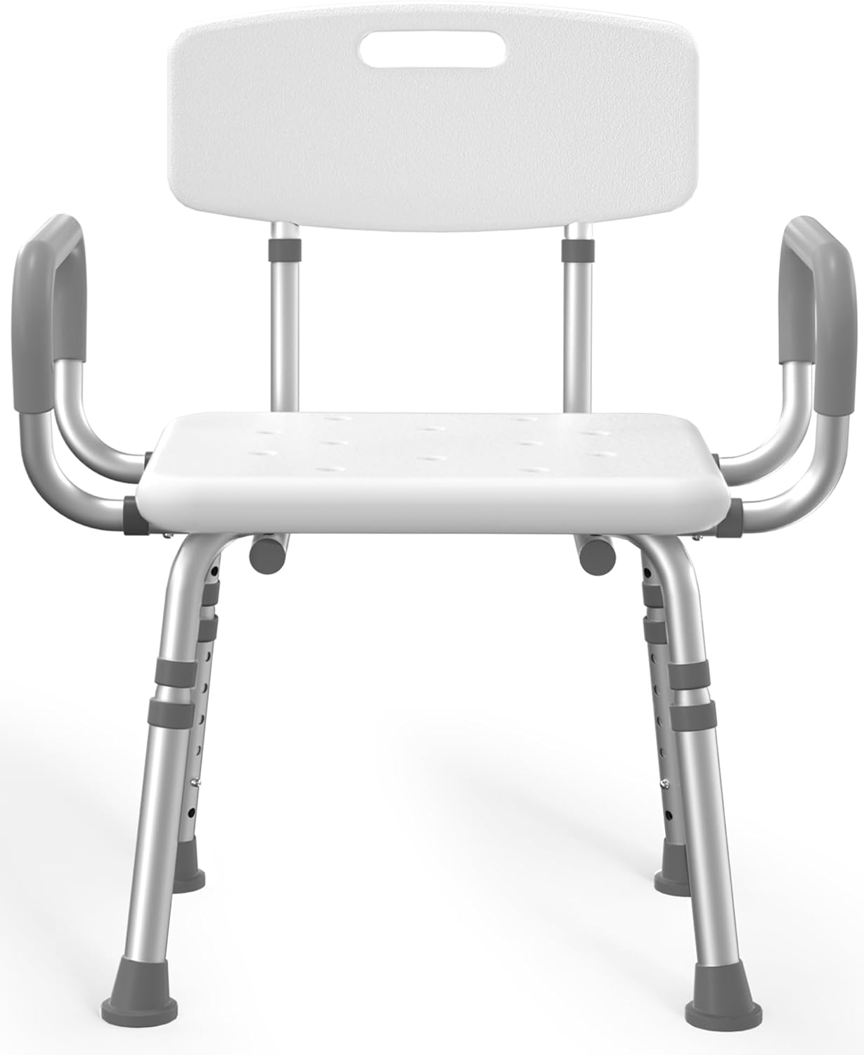 HOMLAND Heavy Duty Shower Chair: 500 lbs, Height Adjustable
