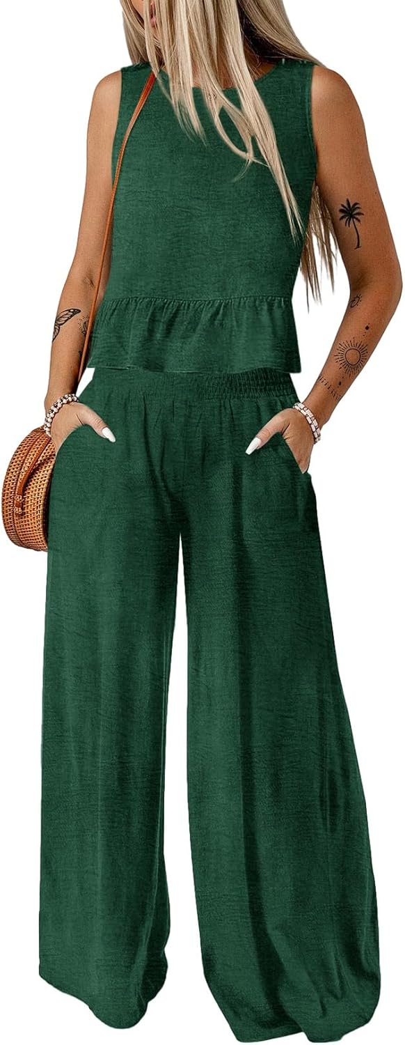 Dokotoo Pants Sets Women 2 Piece Outfits for Stylish Comfort