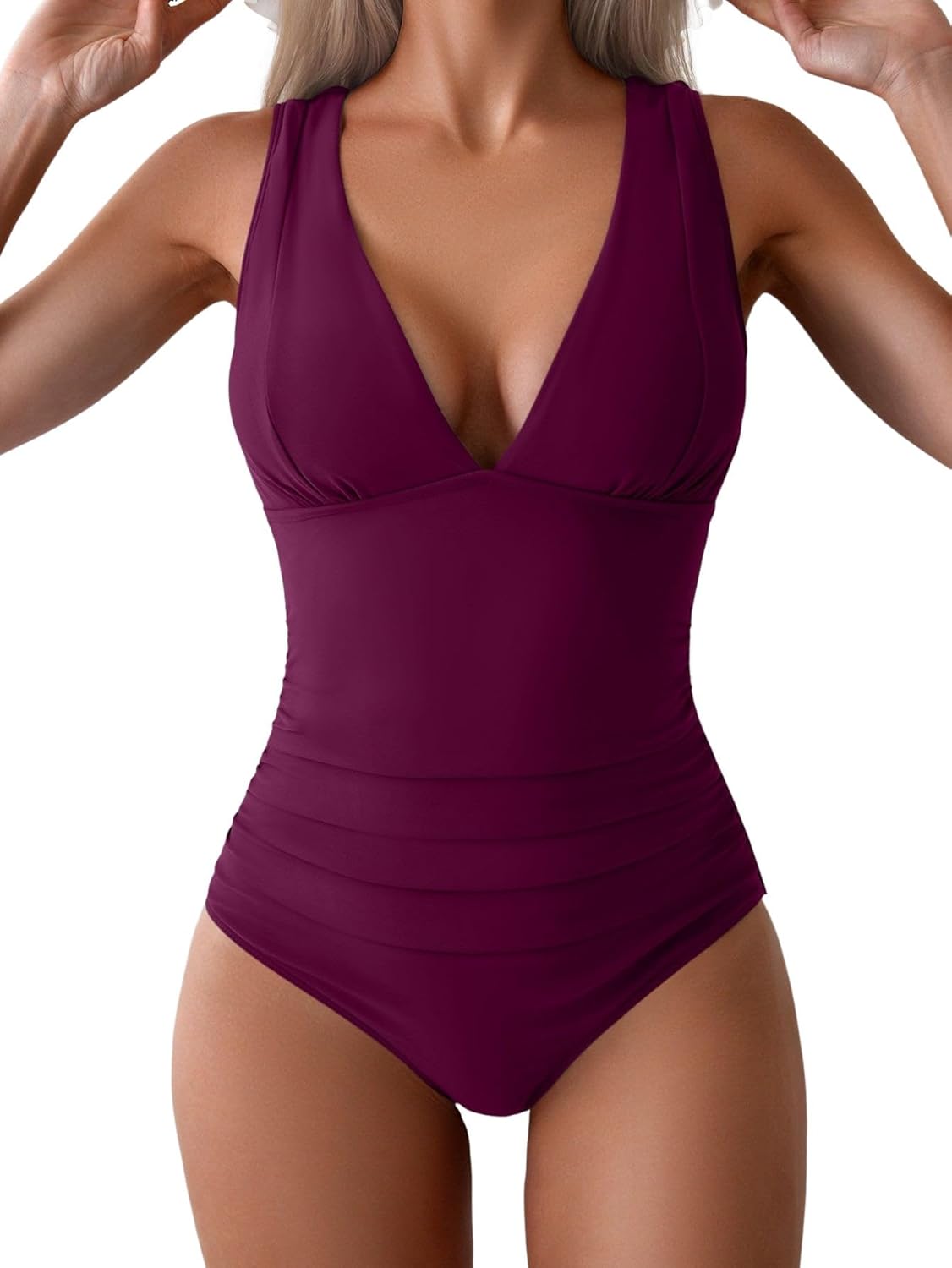 Eomenie One Piece Swimsuit for Women with Tummy Control