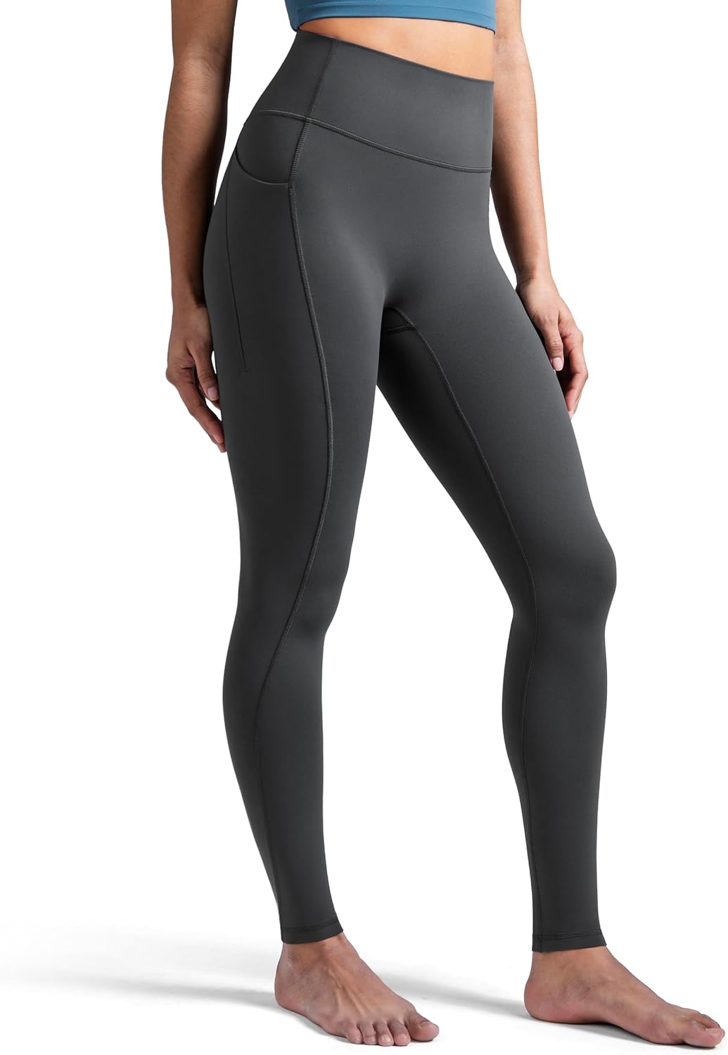 Colorfulkoala Dreamlux No Front Seam Leggings with Pockets