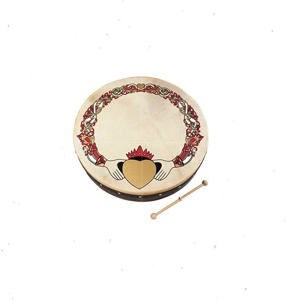 Waltons Bodhran 18in - Handcrafted Irish Drum with Beater