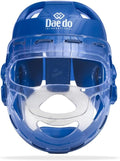 Taekwondo Head Guard with Transparent Facemask - Competition Ready
