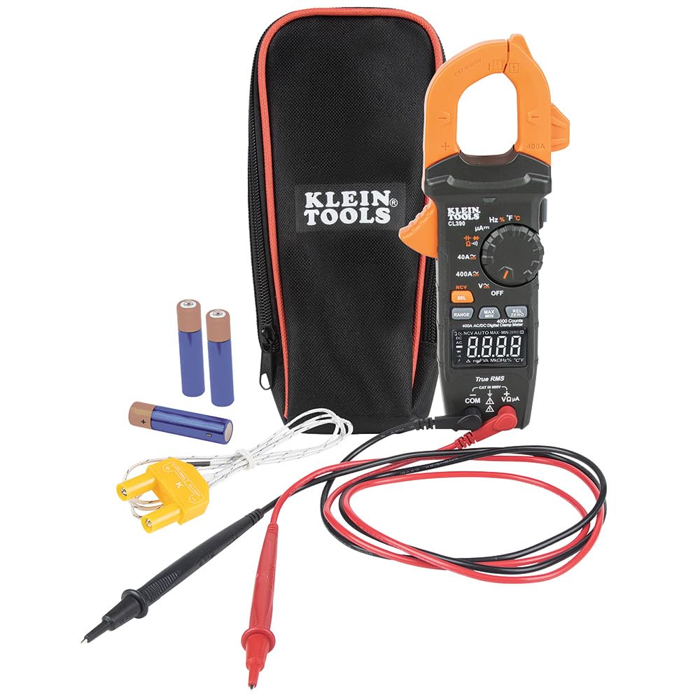 Klein Tools CL390 Digital Clamp Meter for Accurate Testing