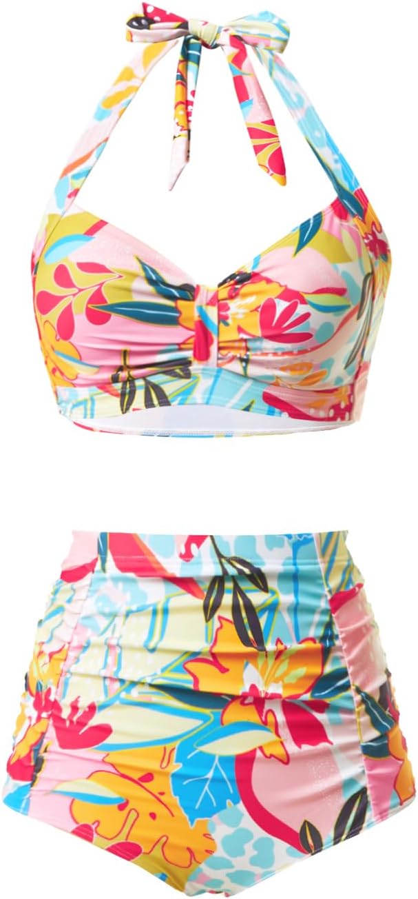 Holipick Women High Waisted Bikini Set for Stylish Comfort
