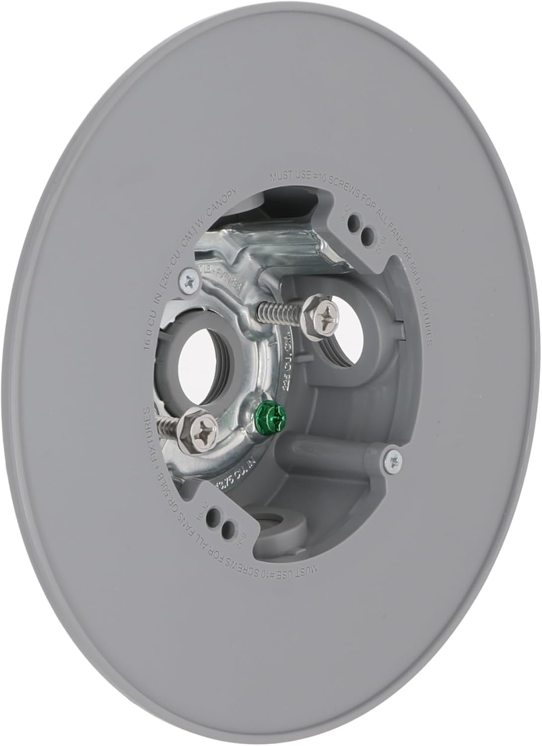 Hubbell-Bell PRCF57550GY Ceiling Fan Electrical Box for Outdoors