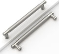 7.5 in Brushed Nickel Knurled Cabinet Handles 10 Pack - Solid Grip