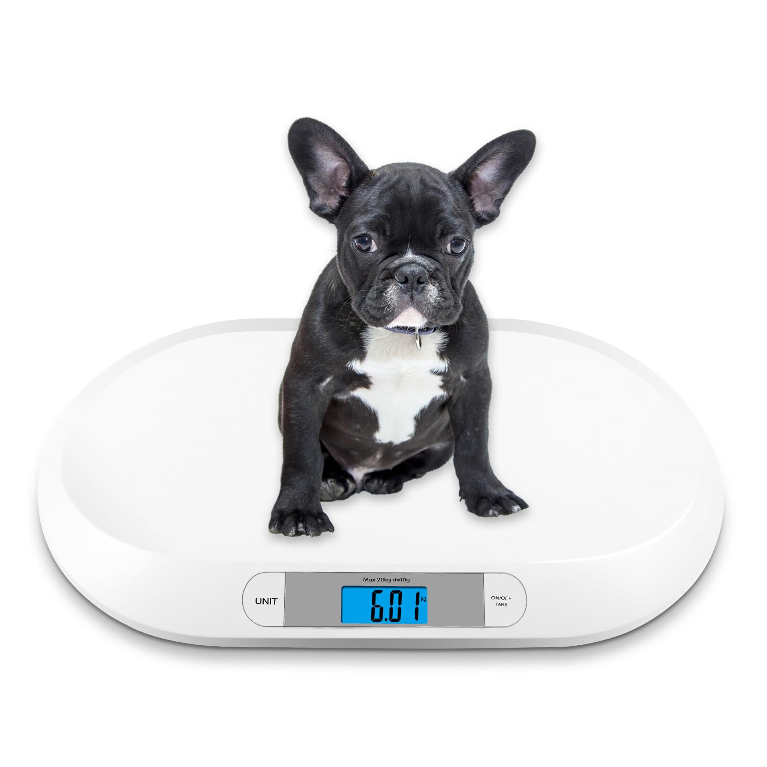 unipaws Digital Pet Scale for Dogs Cats and Babies 44 lb Capacity