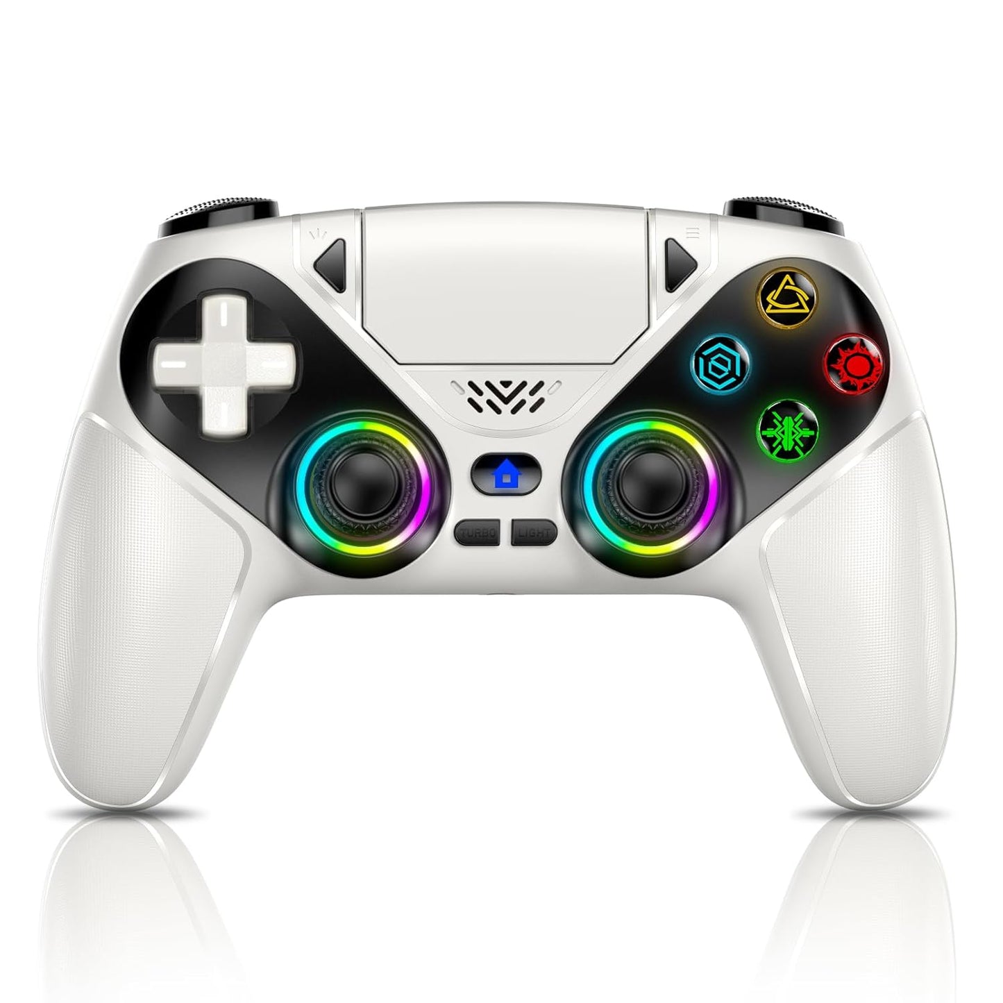 Gamrombo LED Wireless Controller for PS5 with Dual Vibration