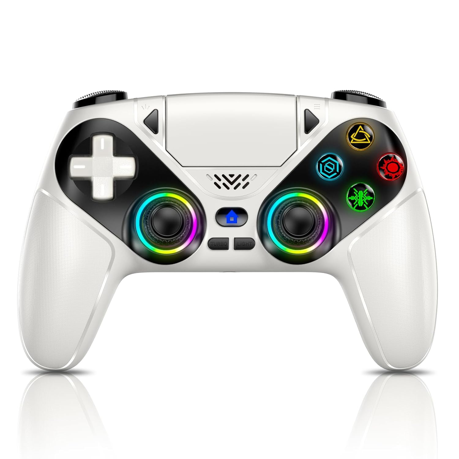 Gamrombo LED Wireless Controller for PS5 with Dual Vibration