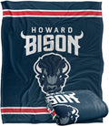 Howard University Silky Touch 60 in x 80 in Throw Blanket - Soft Fan