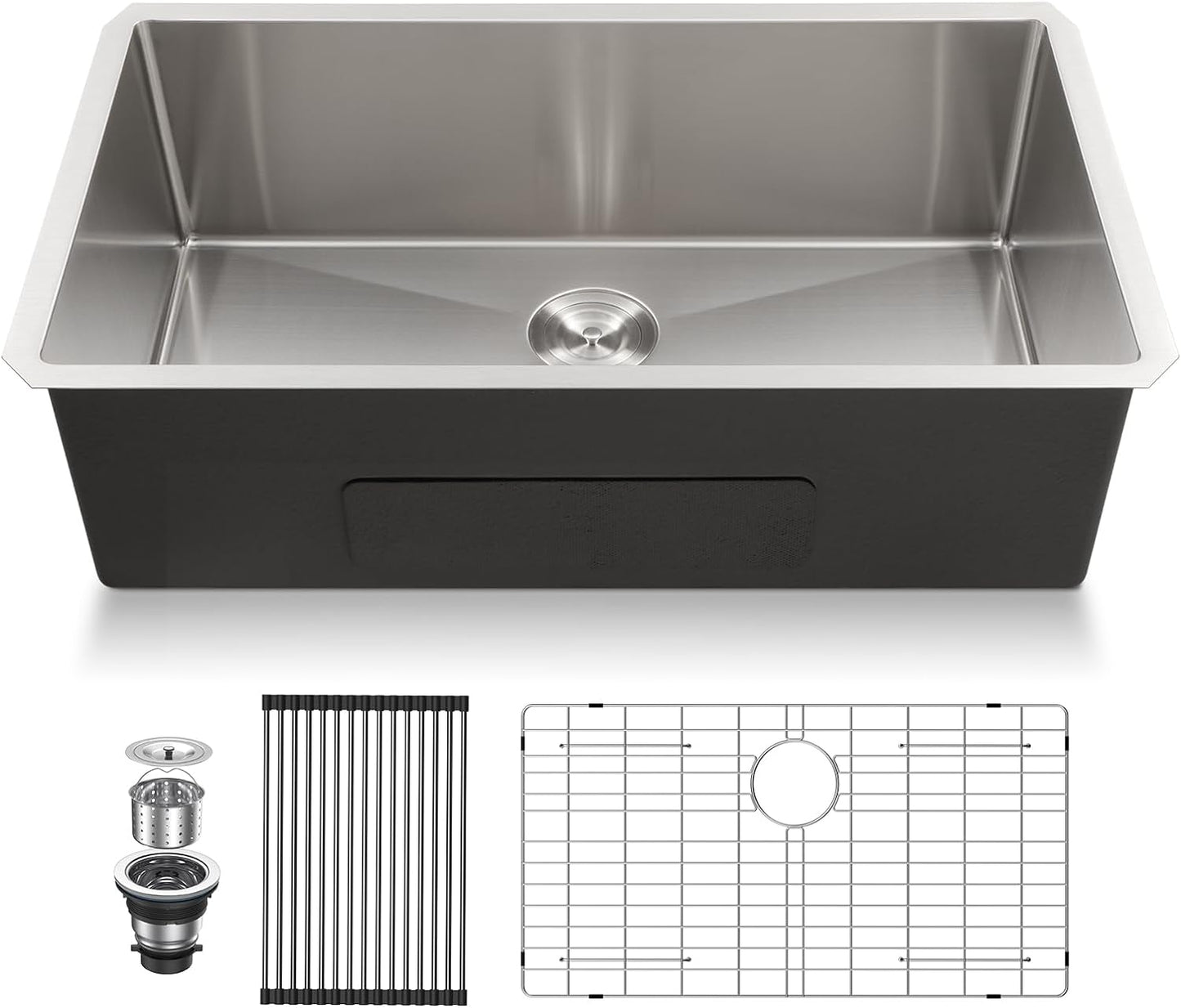 33 Undermount Kitchen Sink by Lordear - Durable Stainless Steel