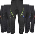 All Season Motorcycle Pants for Men Green - Waist 34ft-36ft Inseam 30