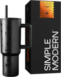 40 oz Black Cats Halloween Tumbler with Handle and Straw - Leak-Proof