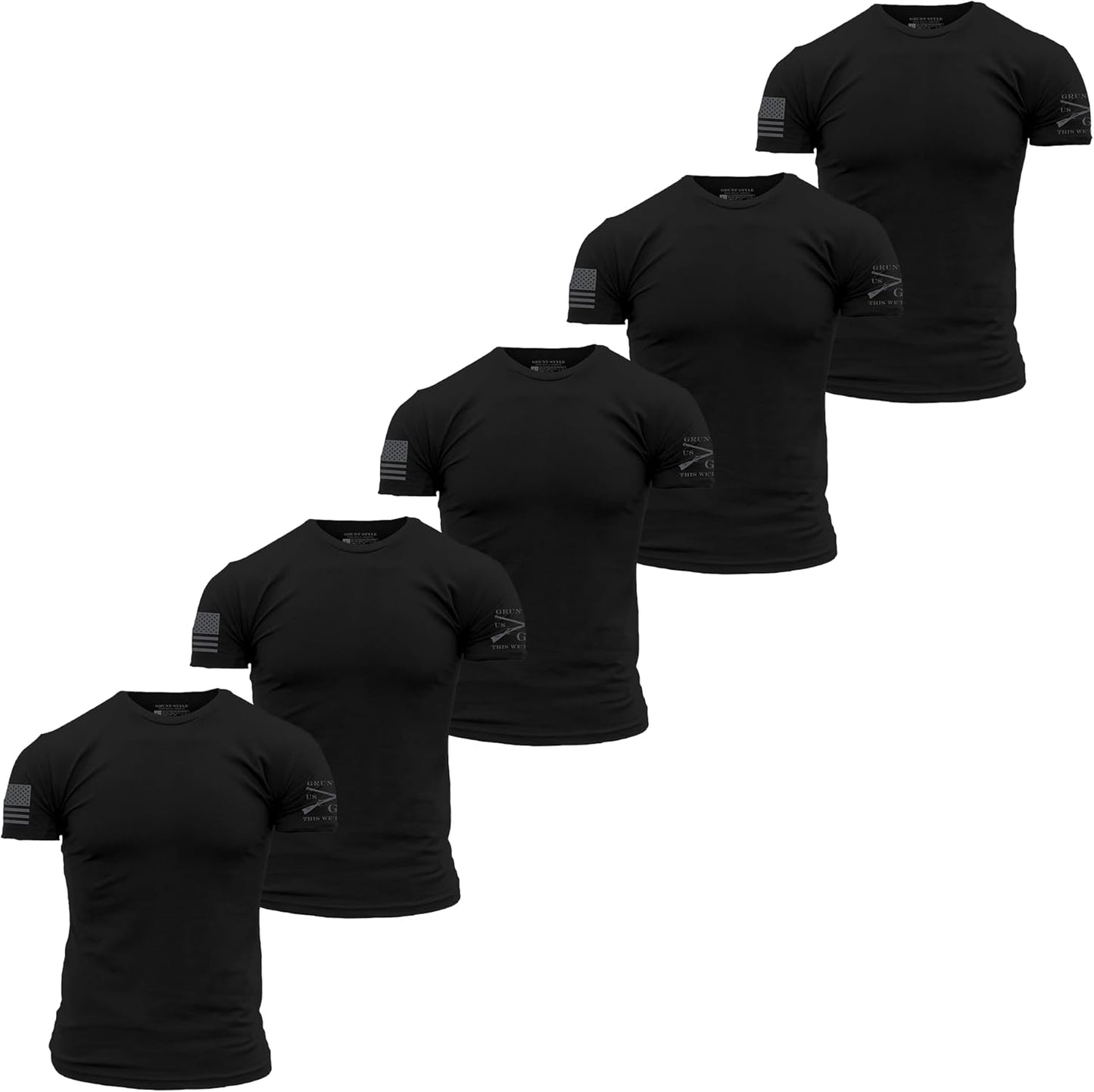 Grunt Style Basic Crew T-Shirt Pack for Ultimate Comfort