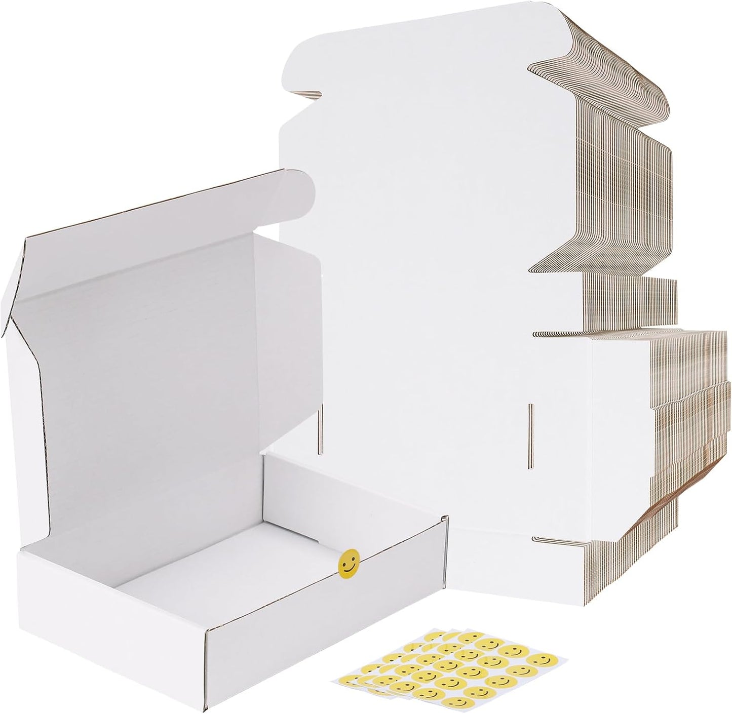 9x6x2 Shipping Boxes Set of 50 for Packing and Mailing