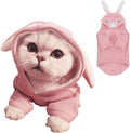 Adorable Bunny-Eared Dog Hoodie in Pink