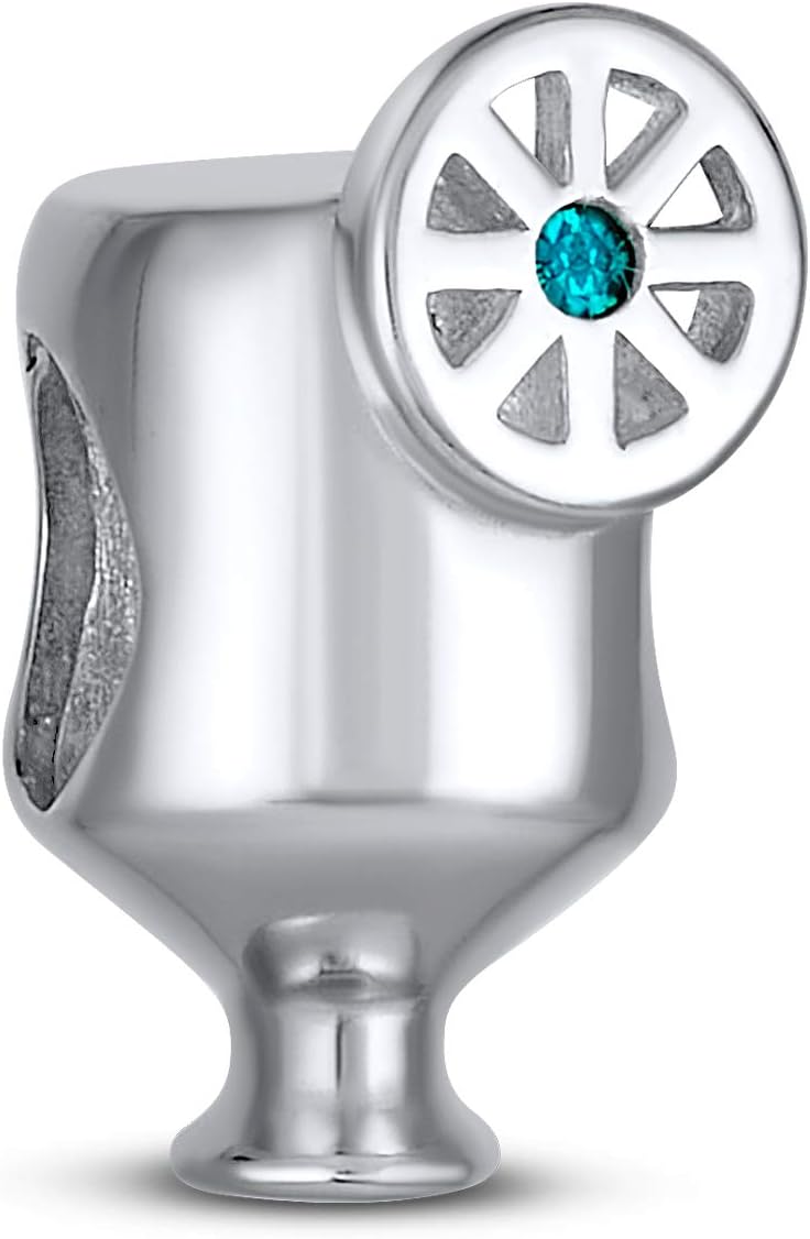 Tropical Paradise Charm Bead - .925 Silver
