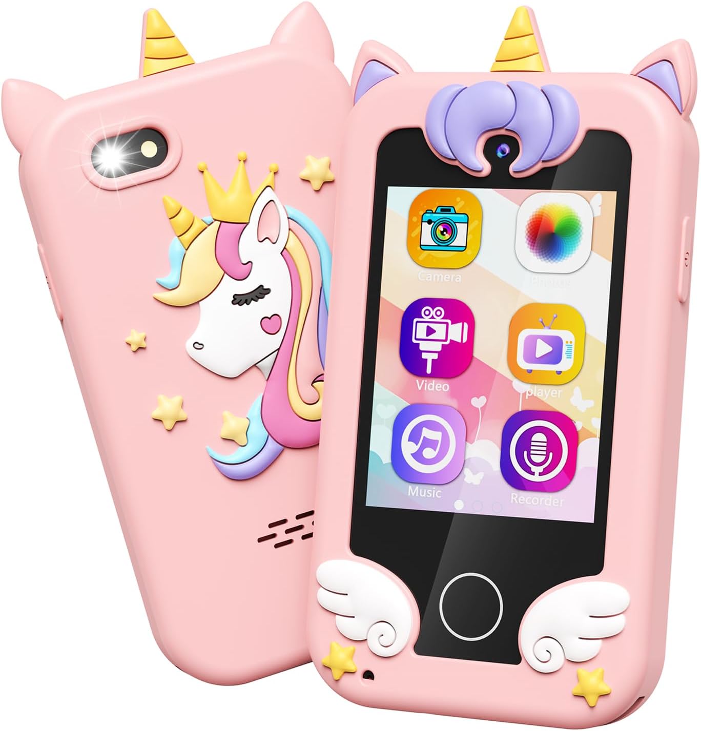 Kids Toy Smartphone for Ages 3-8 - Fun Unicorn Play Phone
