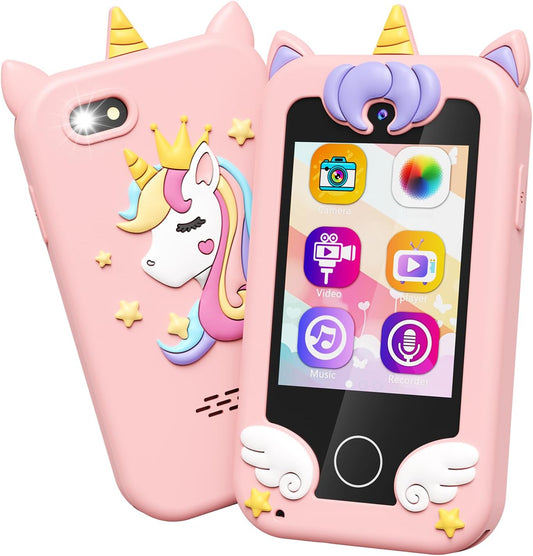 Kids Toy Smartphone for Ages 3-8 - Fun Unicorn Play Phone