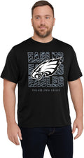 Zubaz NFL Men's Team Graphic T-Shirt - Bold Licensed Fan Tee Wide