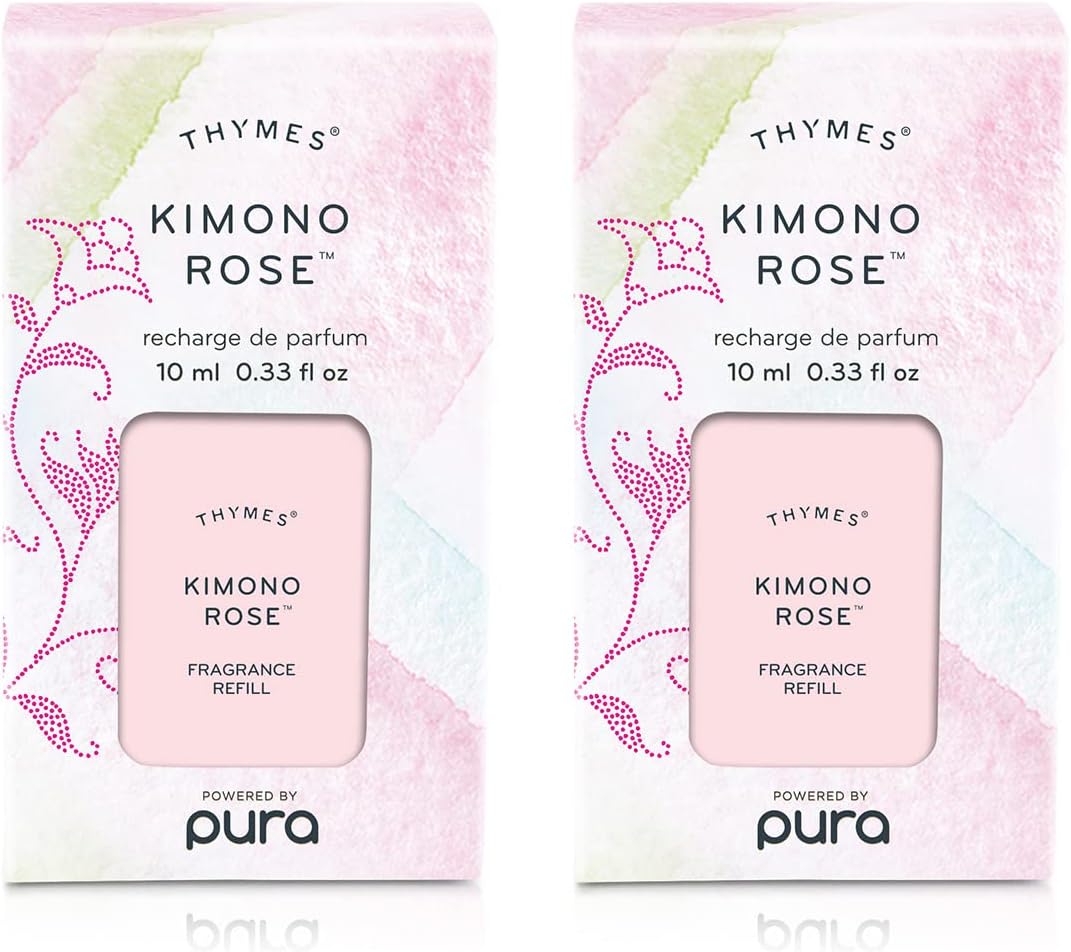 Thymes Kimono Rose Pura Smart Home Diffuser Refills - 2 Pack
