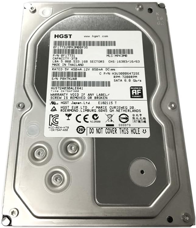 HGST Ultrastar 7K4000: Reliable 4TB SATA Internal Hard Drive
