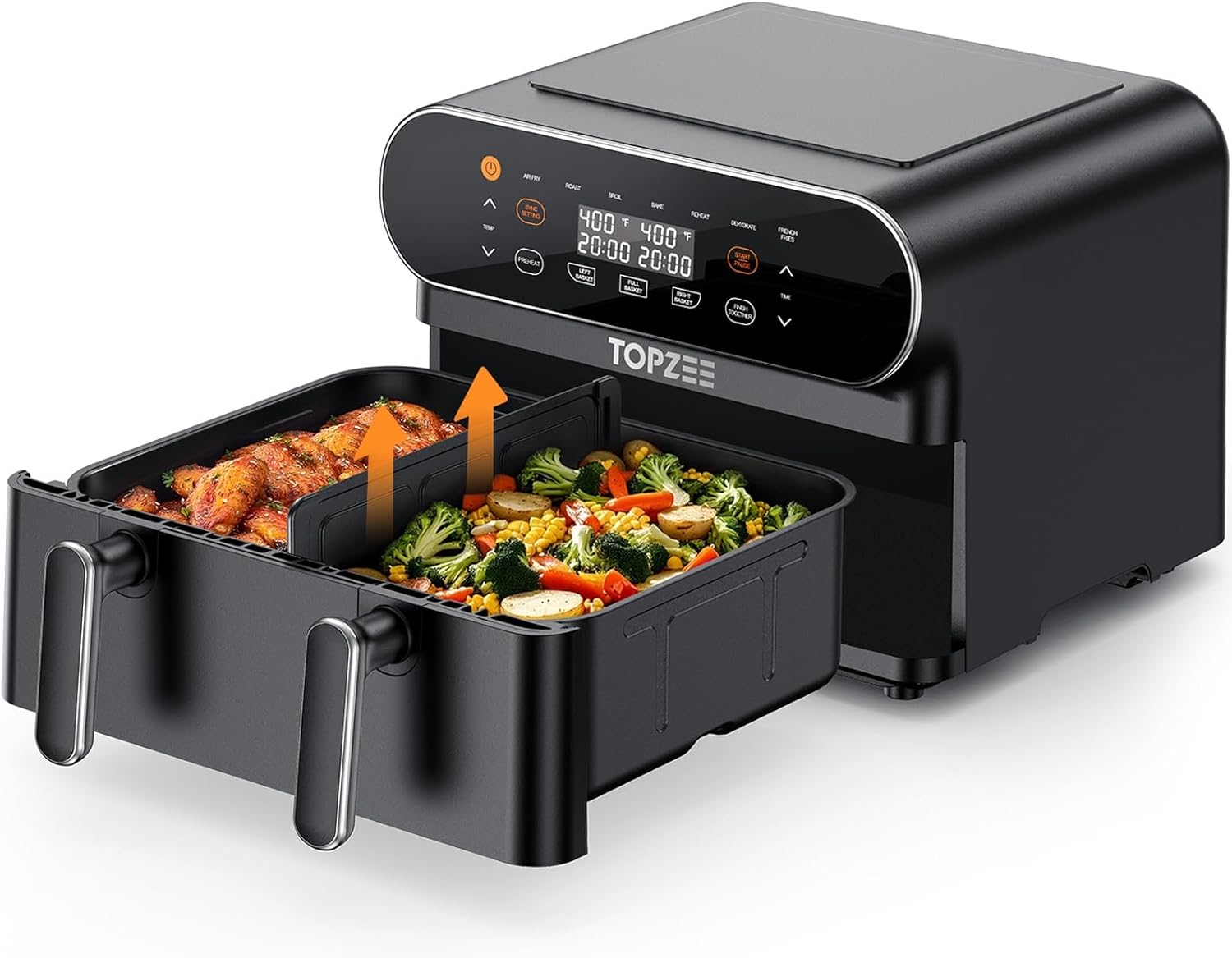 XL Air Fryer with Dual Cooking - 8-in-1 Versatility