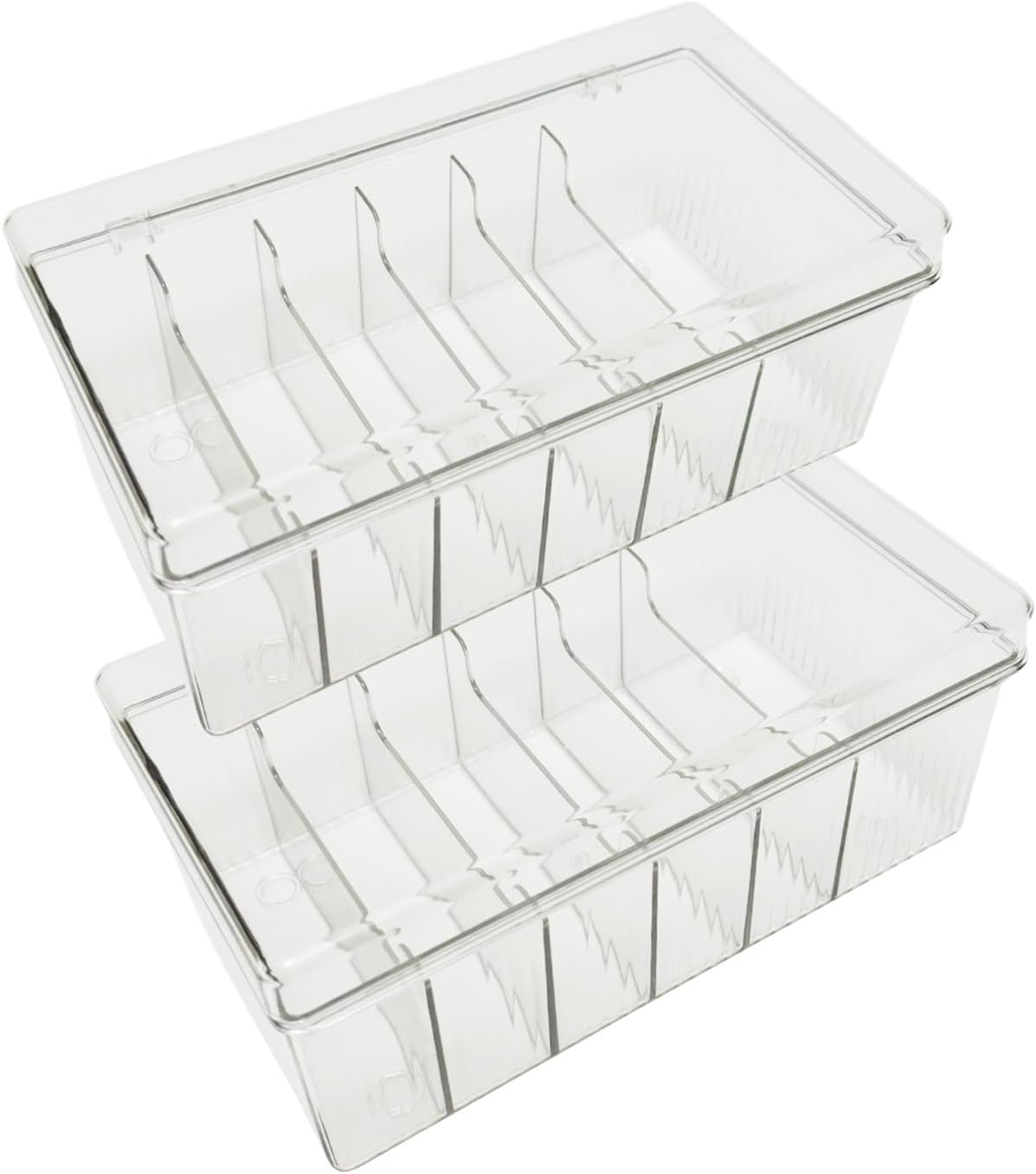 Clear Acrylic Cable Organizer Set with Lashing Straps