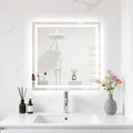 24x24 LED Bathroom Mirror with Lights - Anti-Fog, Dimmable CRI>90