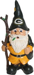 FOCO NFL Team Logo Holding Stick Garden Statue Outdoor Gnome