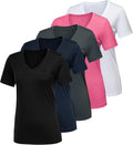 CE' CERDR Women's Workout Shirts 5/7 Pack - Moisture Wicking