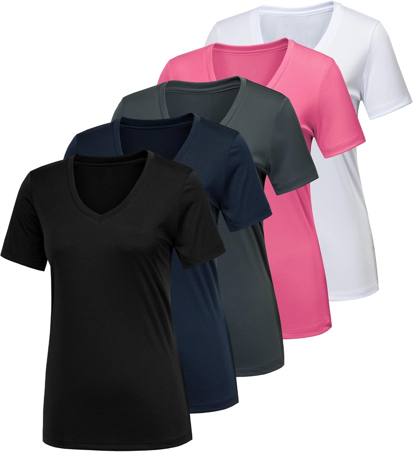 Moisture Wicking Workout Shirts for Women - Quick Dry Performance