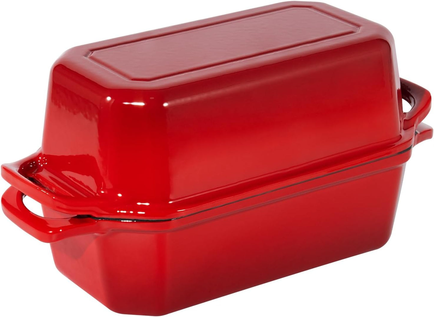 Cast Iron Loaf Pan with Lid for Perfect Homemade Bread