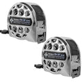 25FT Stainless Steel Tape Measure 2 Pack - Waterproof, Double-Sided