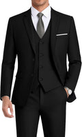WEEN CHARM Men's 3-Piece Slim Fit Suit Set - Tailored (Style LH3Z)