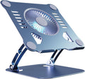 SHUWEI Laptop Cooling Stand Blue-Gray - Adjustable Ergonomic Stand