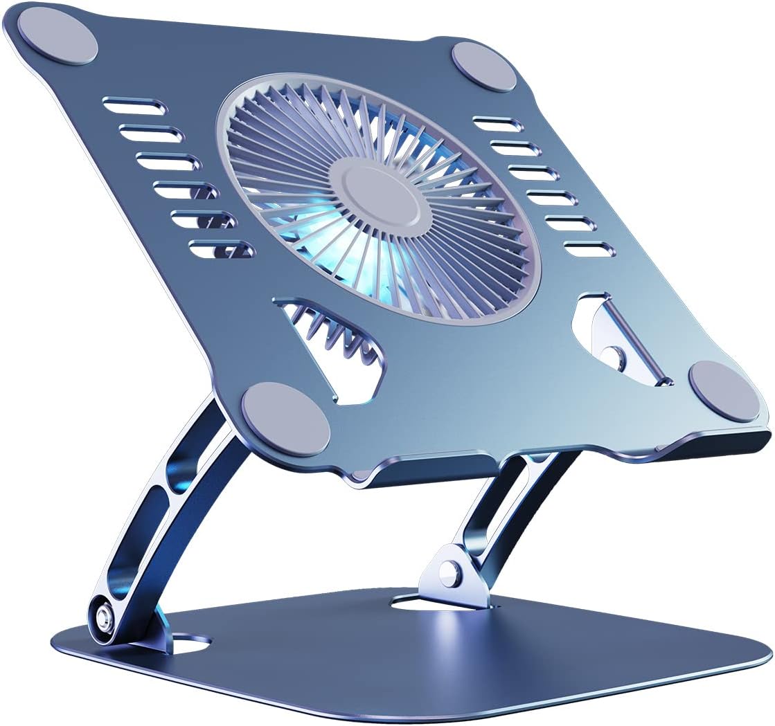 SHUWEI Laptop Cooling Stand with Adjustable Height for Comfort