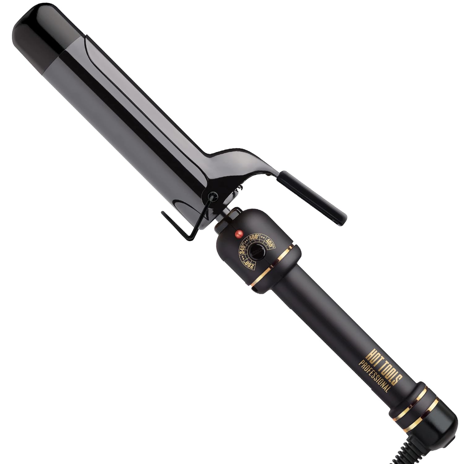 HOT TOOLS Pro Artist Black Gold Curling Iron for Perfect Curls