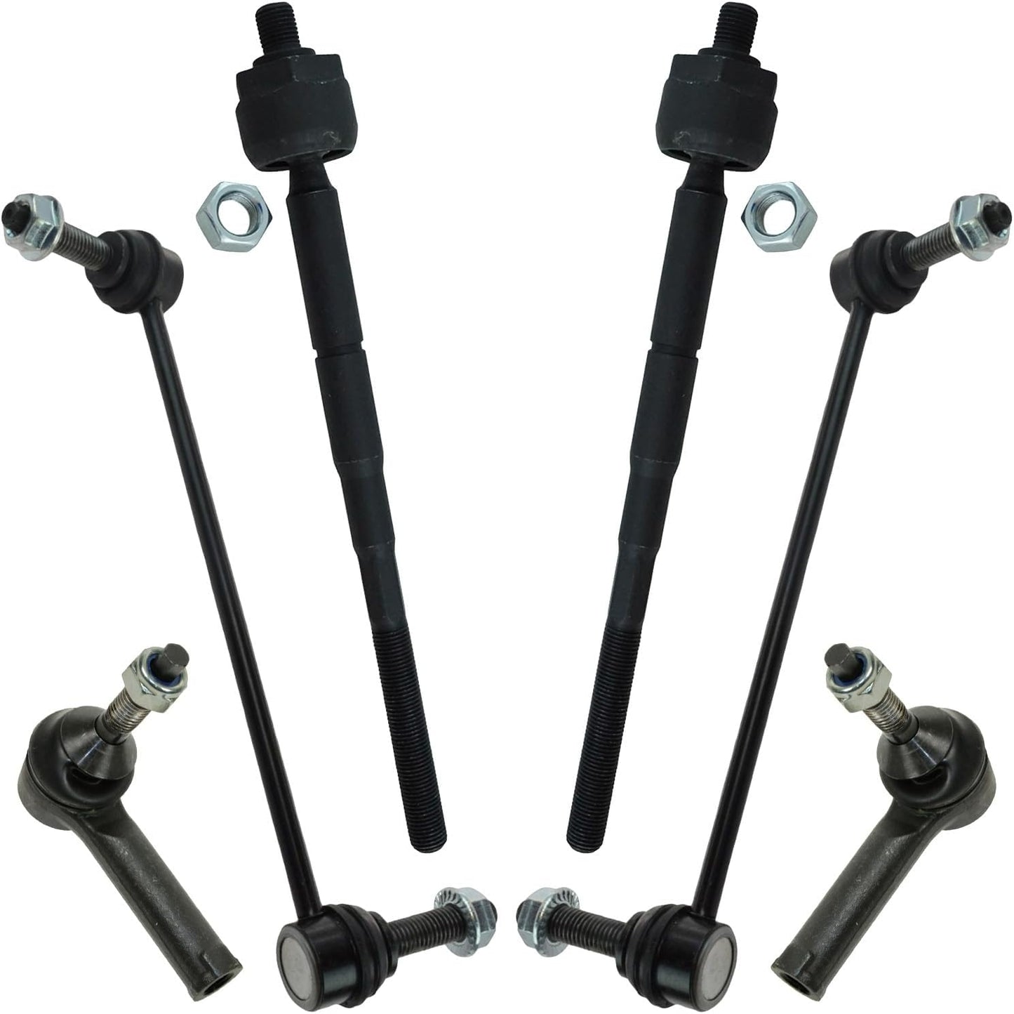 TRQ Front Steering & Suspension Kit for Ford Flex and Taurus
