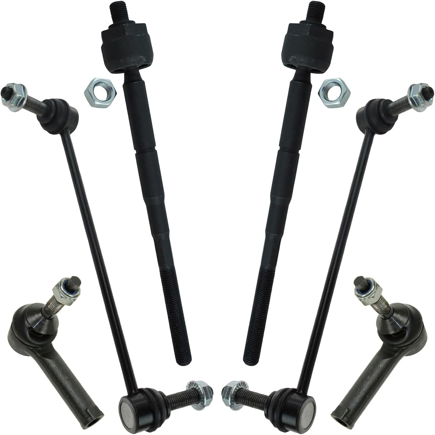 TRQ Front Steering & Suspension Kit for Ford Flex and Taurus