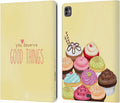 Head Case Designs Cupcakes Happiness Leather Wallet Case for iPad Pro