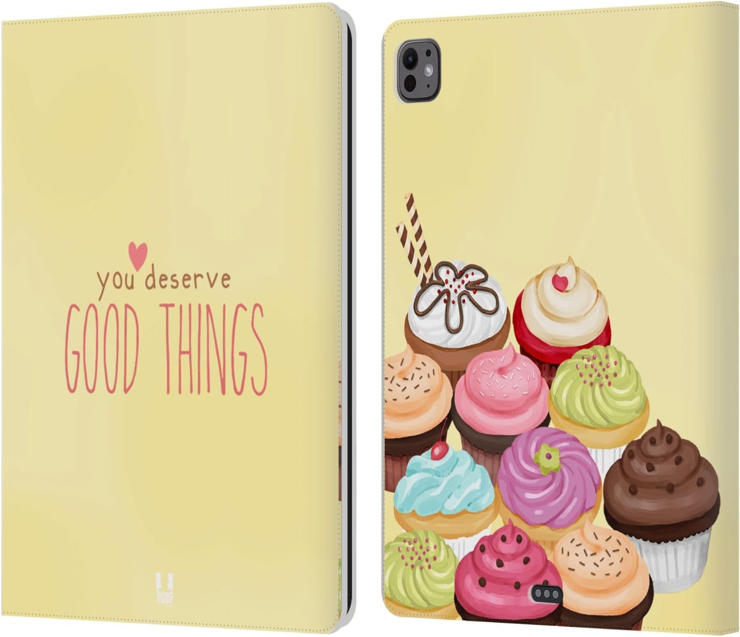 Head Case Designs Leather Wallet Case for iPad Pro 13 M4 2024