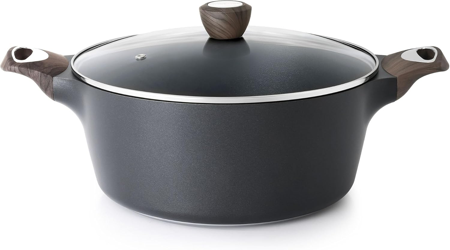 SENSARTE Nonstick Stock Pot with Lid for Healthy Cooking Needs