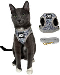 Travel Cat Harness and Leash Set - Adjustable Mesh Harness for Cats