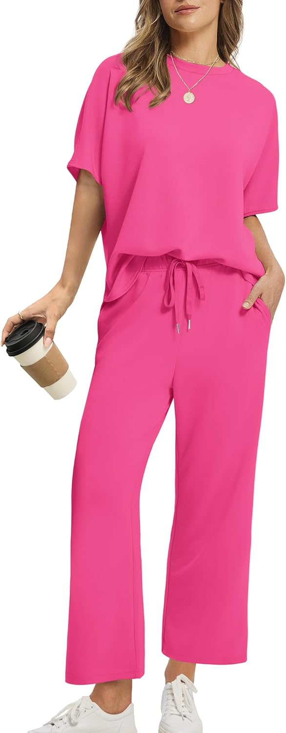 Sampeel Two Piece Sets for Women Summer Outfits for Travel