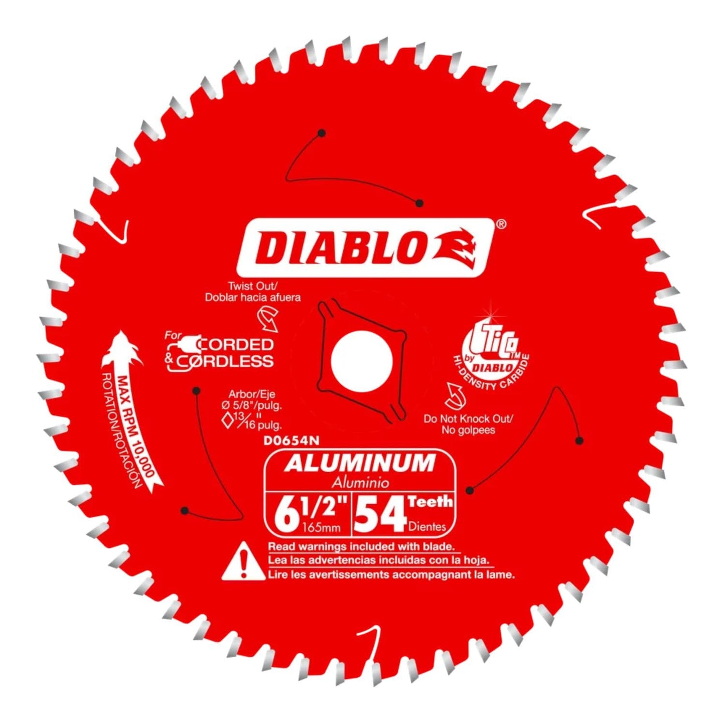 Diablo Track Saw Blade for Fiber Cement - 6-1/2 in Precision