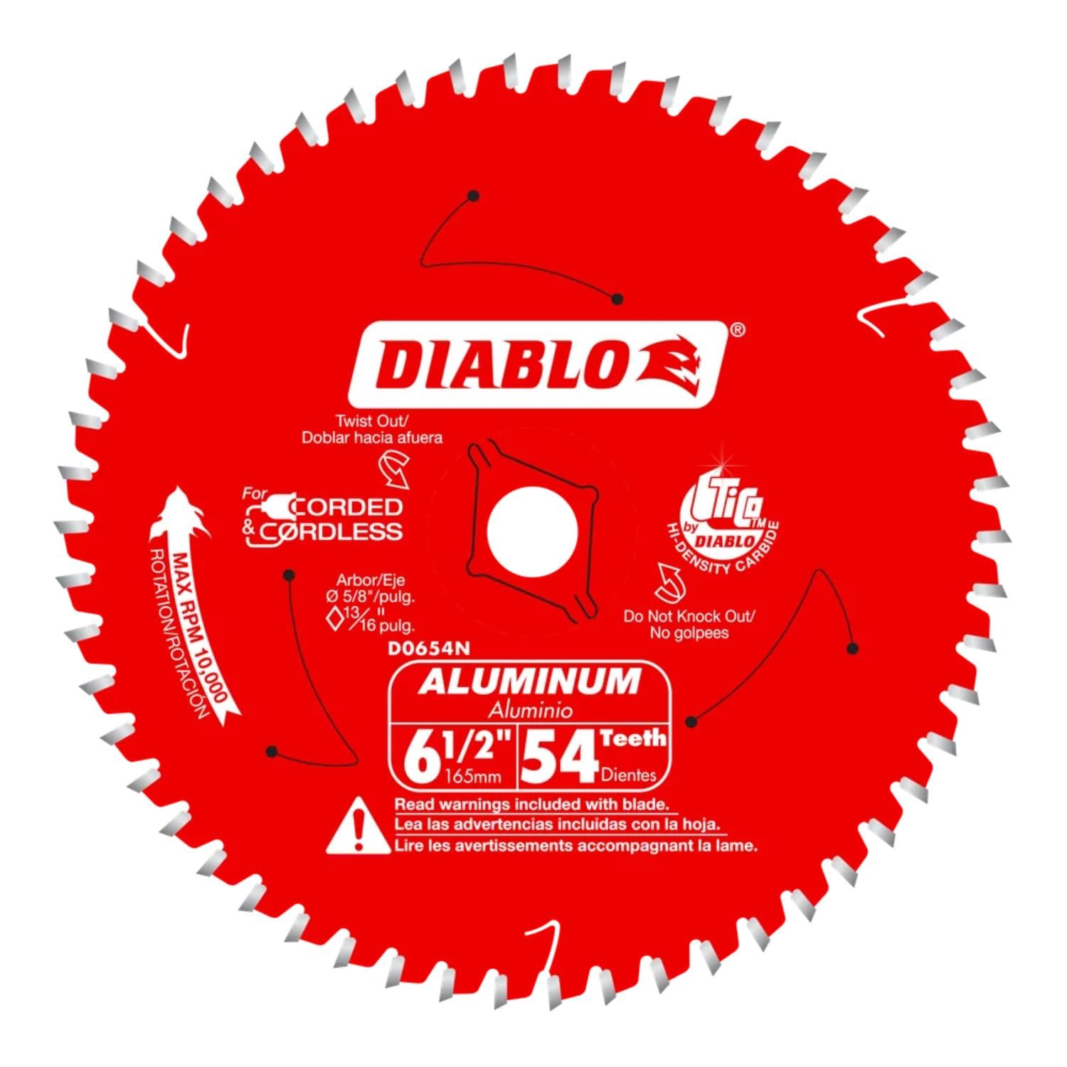 Diablo Track Saw Blade for Fiber Cement - 6-1/2 in Precision
