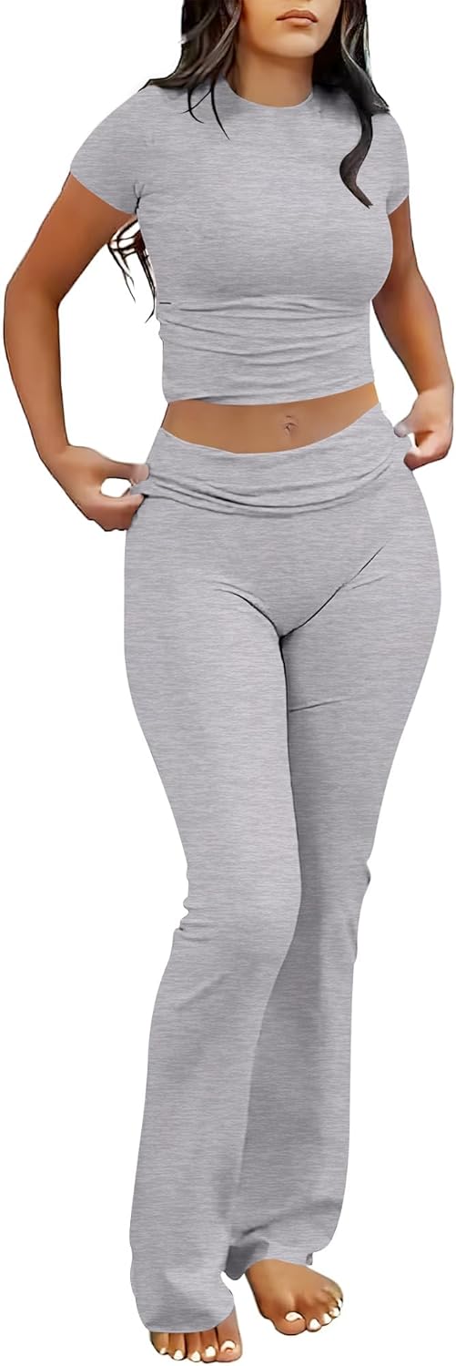 ANRABESS Lounge Sets for Women - Stylish 2 Piece Yoga Outfit