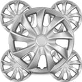 17 in Hubcaps Set of 4 - Replacement Iron Wheel Covers for Cars